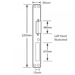 Keep Set For GU UPVC Auto Locks