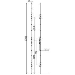 Yale Lockmaster AutoEngage Classic Latch & Deadbolt 16mm Square Faceplate 2 Latch Bolt