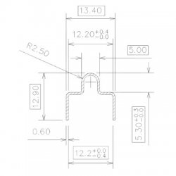 Asec Rehau 13.4mm Patio Track