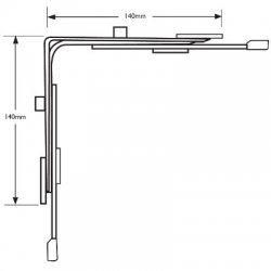 Siegenia Standard Top Corner Drive