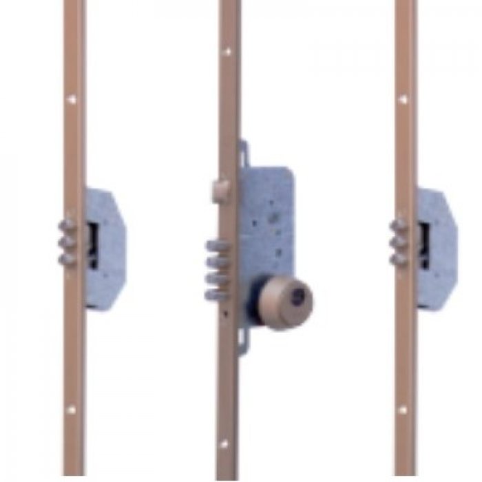 Ucem Centre latch with 3 Triple Pin Deadbolts