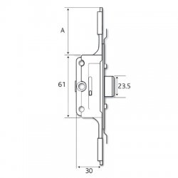 Era Saracen Cranked Faceplate Window Gearbox 11.5mm