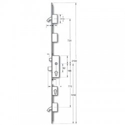 Winkhaus Cobra EFGA 2 Hooks With Entryguard & Lockout Facility 