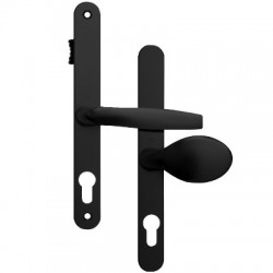 Asec 68mm Lever Pad UPVC Door Furniture With Snib