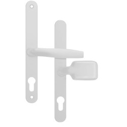 Asec 68mm Lever Pad UPVC Door Furniture With Snib