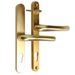 Hoppe Tokyo 92/62 Lever/Lever Narrow Backplate Door Handle With Internal Turn