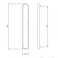 Fab & Fix Ashford Blank Plate Upvc Furniture