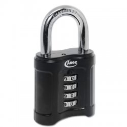 Asec Open Shackle Combination Padlock