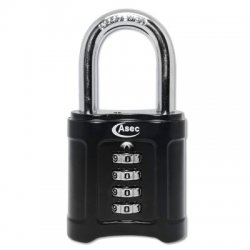 Asec Open Shackle Combination Padlock