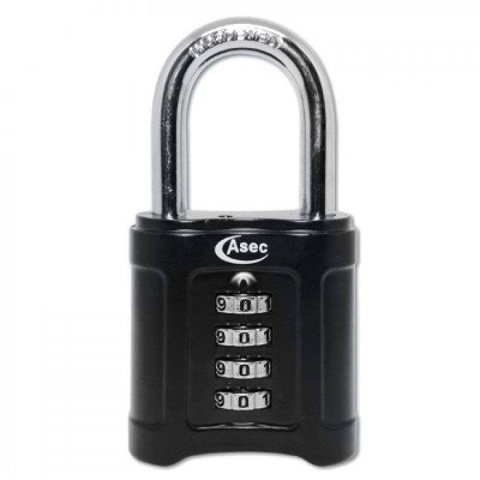 Asec Open Shackle Combination Padlock