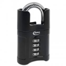 Asec Closed Shackle Combination Padlock