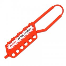 Nonconductive Lockout Tagout Hasp 6 Holes 6mm Thread