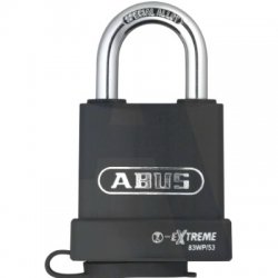 Abus 83WP Weatherproof Steel Open Shackle Padlock