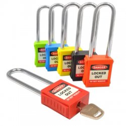 Safety Lockout Tagout Padlock Long Shackle