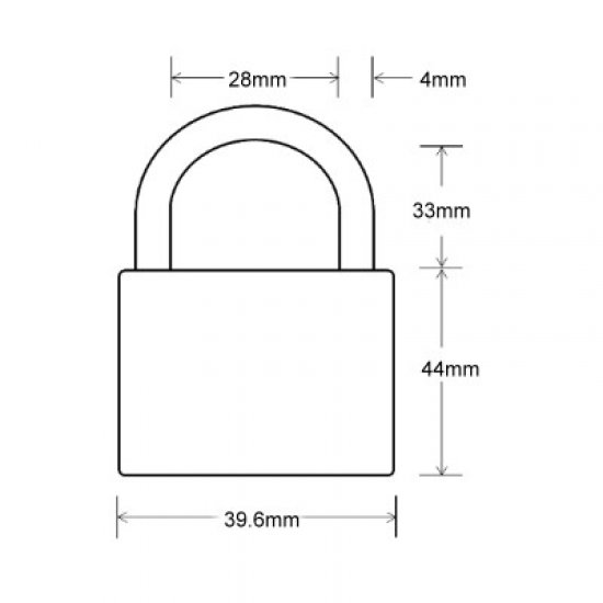 Fingerprint Padlock 40mm