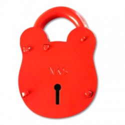 Morgan NKS100 3 Lever Radar Old English Padlock