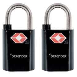 Defender TSA Travel Sentry Padlock Twin Pack