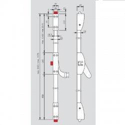 Dorma PHA 3 Point Antithrust Panic Latch