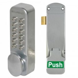 Emergency Push Pad Latch with External Digital Keypad  