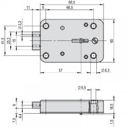 STUV Double Bitted Safe Lock