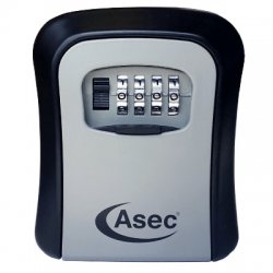 Asec 4 Wheel Combination Key Safe