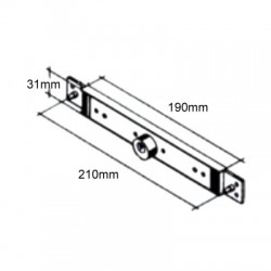 ILS Prefer Extra Slimline 3227 Centre Shutter Lock