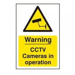 Warning CCTV Cameras In Operation