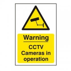 Warning CCTV Cameras In Operation