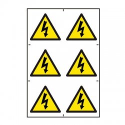 Electrical Warning Symbol Sign