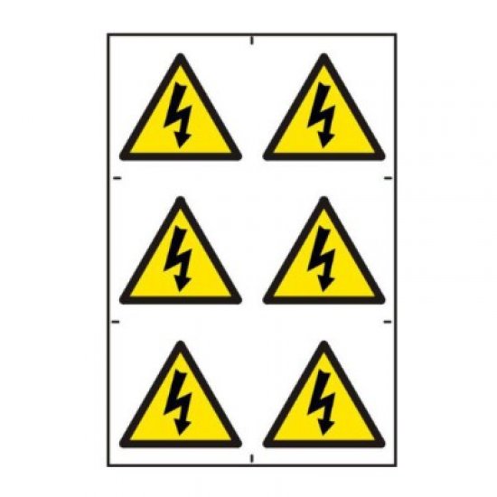 Electrical Warning Symbol Sign