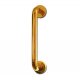 Bolt Fix Round Rose Polished Brass Pull Handle