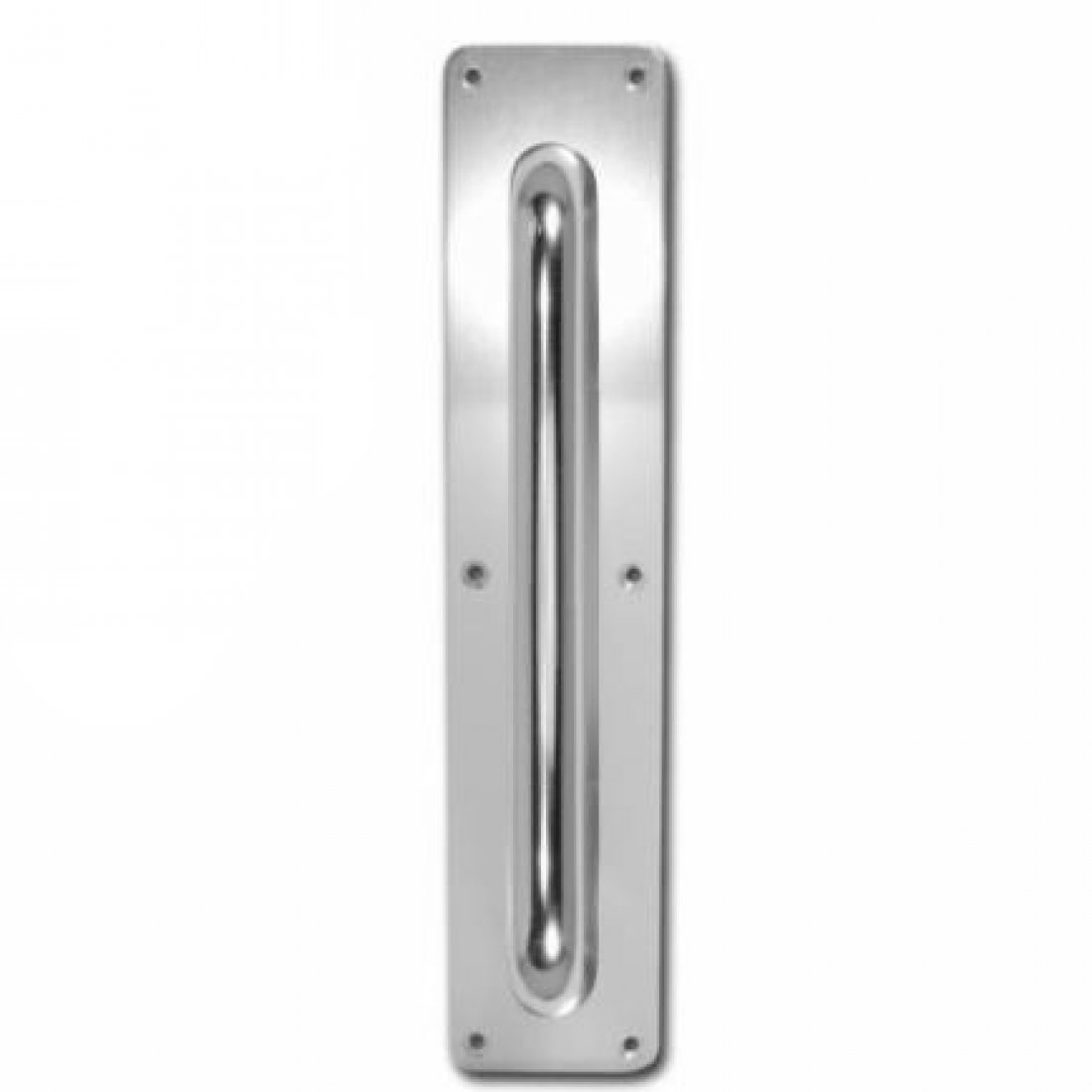 Plate Mounted Polished Aluminium Pull Handle