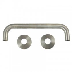 Bolt Fix Round Rose Stainless Steel Pull Handle