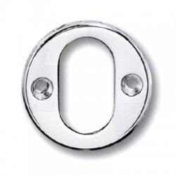 45mm Front Fix Oval Cylinder Escutcheon