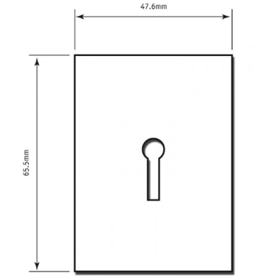 Self Adhesive UK Escutcheon Self Adhesive UK Escutcheon