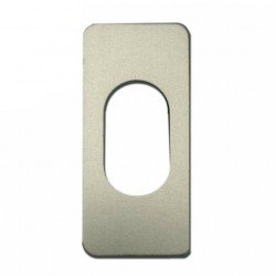 Narrow Self Adhesive Oval Escutcheon