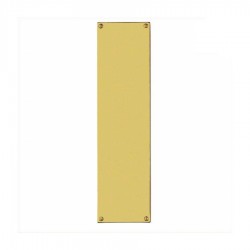 Victorian 70mm Wide Polished Brass Finger Plate