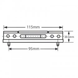 Avocet Adjustable Flat Hinge