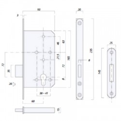 Briton 5410 DIN Euro Deadcase