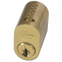 Asec 6-Pin Scandinavian Oval External Cylinder