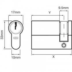 Union 2x20 Euro Single Cylinder