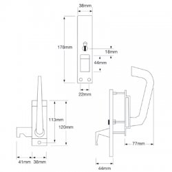 Union Easi Clean Indicator Furniture For Disabled Toilets