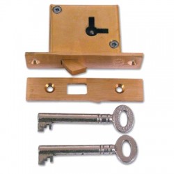 Asec 85 4 Lever Mortice Cupboard Hook lock