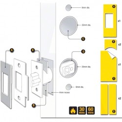 Intumescent Fire Kit To Suit All Codelocks