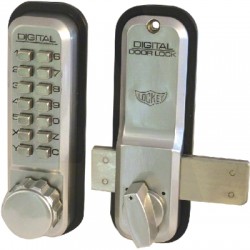 Lockey 2200 Surface Mount Digital Lock With Rim Dead Bolt