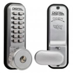 Lockey 2435K Digital Lock With Key Override and Holdback