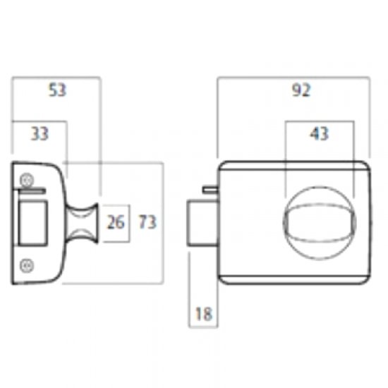 Lockwood DGT002 Digital Lock With Nightlatch