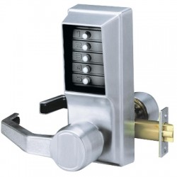 Kaba L1011 Rim Digital Lock with Lever Handle