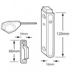 Maco Multivent UPVC Window Restrictor