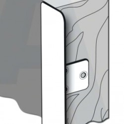 Full Height Edge Fix Anti-Thrust Lock Guard Plate